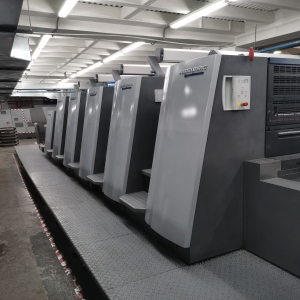 海德堡印刷机四开5色加长过油XL75-5+L-F 2010